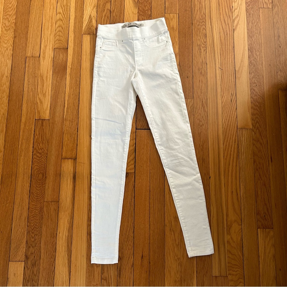 Denim Co 1969 Womens Size 1 pull-on white jean